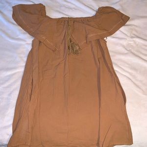 Off the shoulder boutique tunic